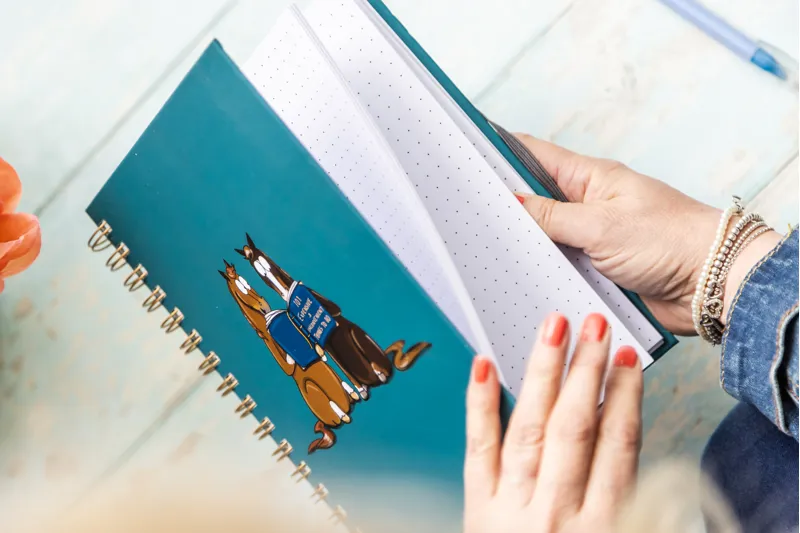 Emily Cole Dotted Hardback Notebook - A5-2