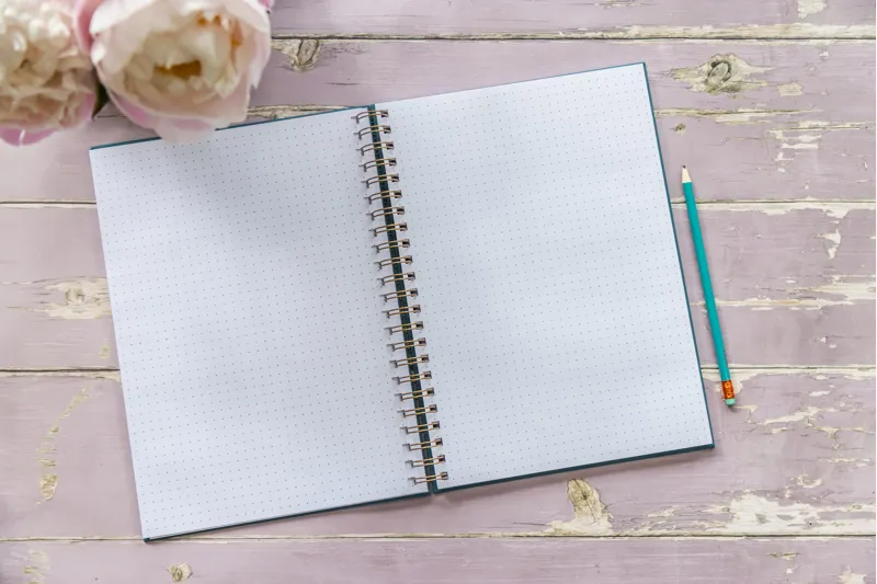 Emily Cole Dotted Hardback Notebook - A5-1