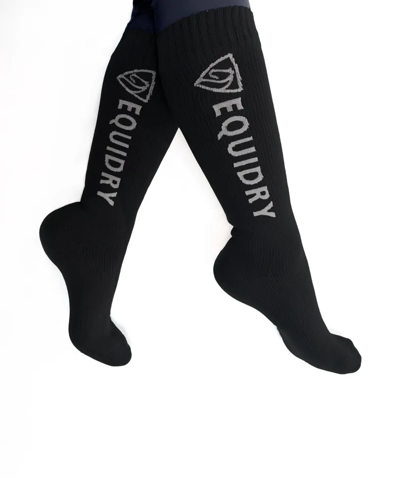 Equidry Waterproof Socks - Black/Grey