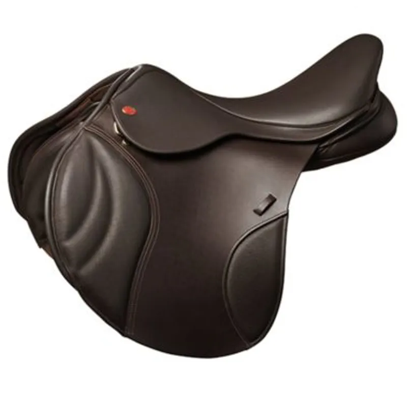 Albion K4 Jump Dual Flap Saddle in Havana Medium Wide