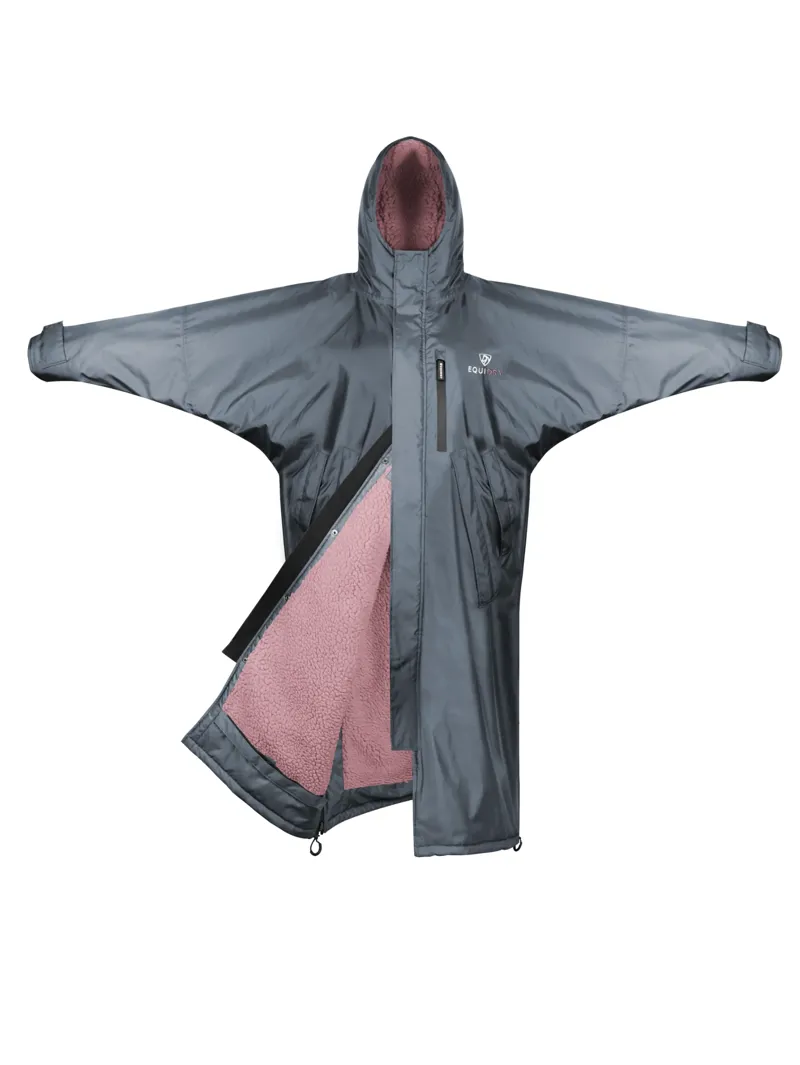 Equidry All Rounder Evolution Kids Jacket - Charcoal/Pale Pink