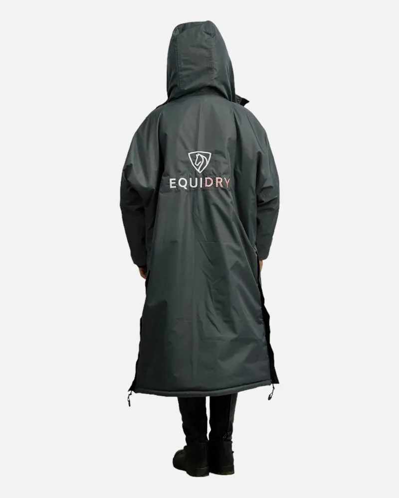 Equidry All Rounder Evolution Kids Jacket - Charcoal/Pale Pink-2