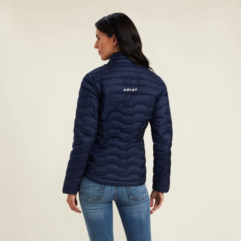 Ariat Womens Ideal Down Jacket Navy Eclipse-2