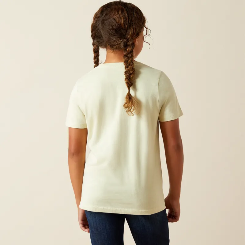 Ariat Girls Never Outta Style T-Shirt - Wheat-2