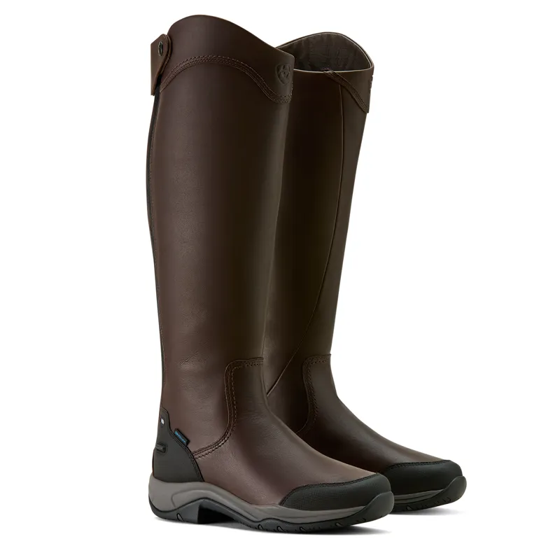 Ariat Womens Telluride Tall H2O - Dark Brown-1