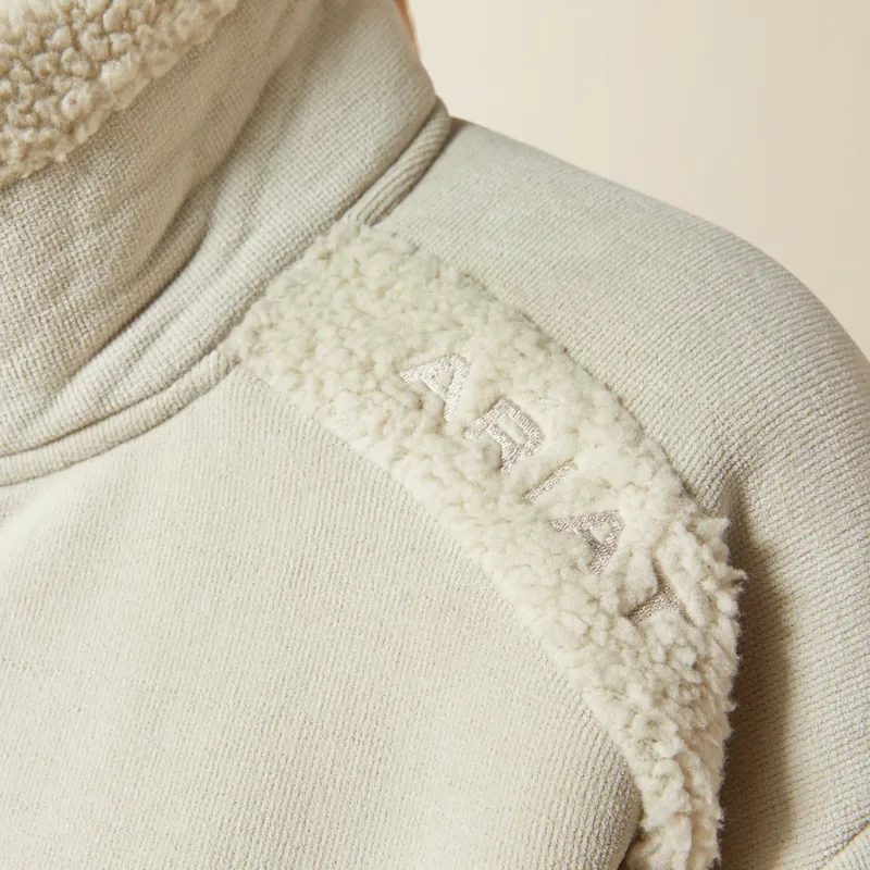 Ariat Womens Lafayette Full Zip - Pelican-1