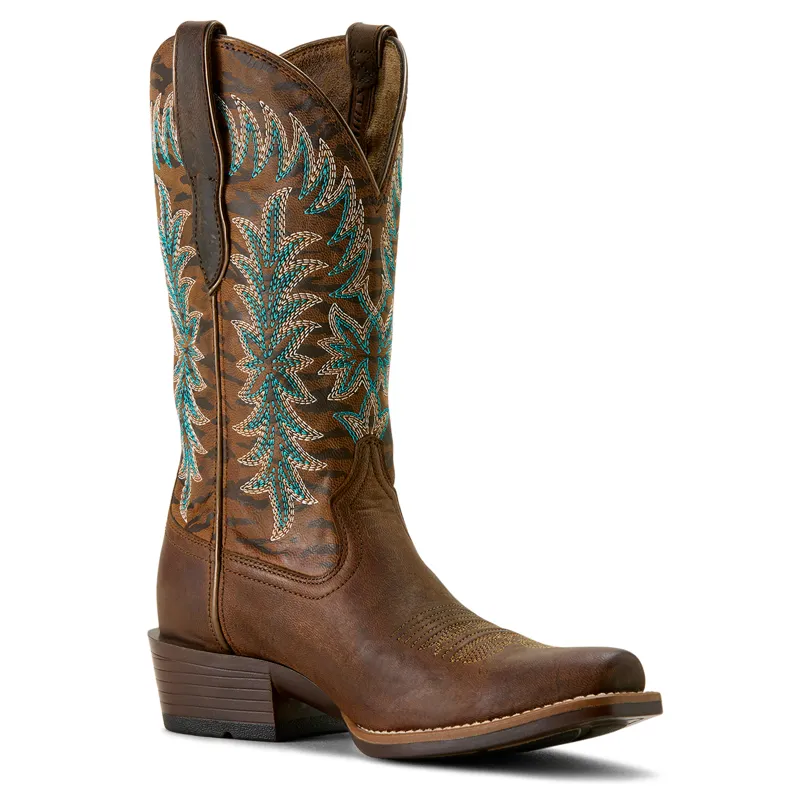 Ariat Womens Beaumount K Toe Western Boot - Sassy Brown-6