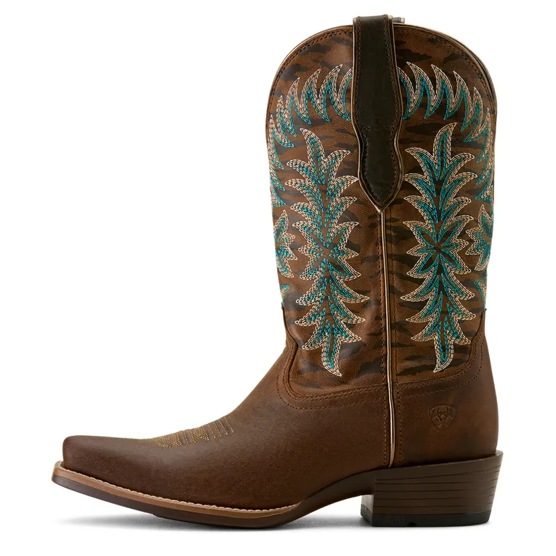 Ariat Womens Beaumount K Toe Western Boot - Sassy Brown-1