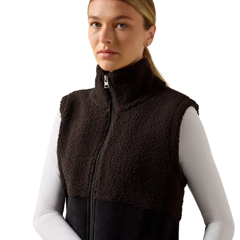 Ariat Womens Laviolette Full Zip Vest - Black-1