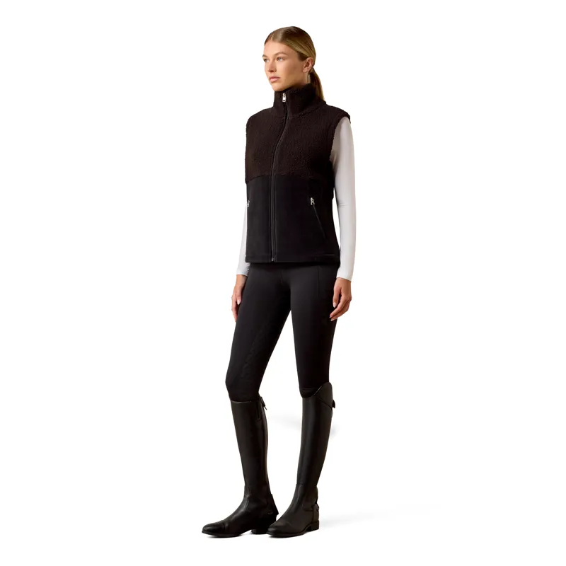 Ariat Womens Laviolette Full Zip Vest - Black-2