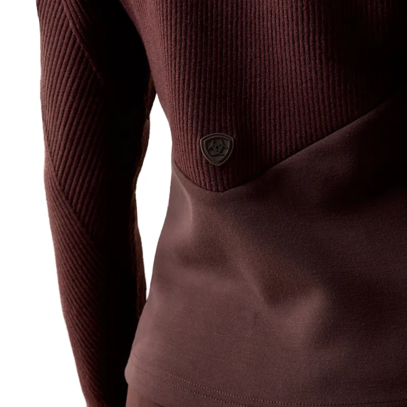 Ariat Womens Skadi Full Zip - Chocolate Plum-4
