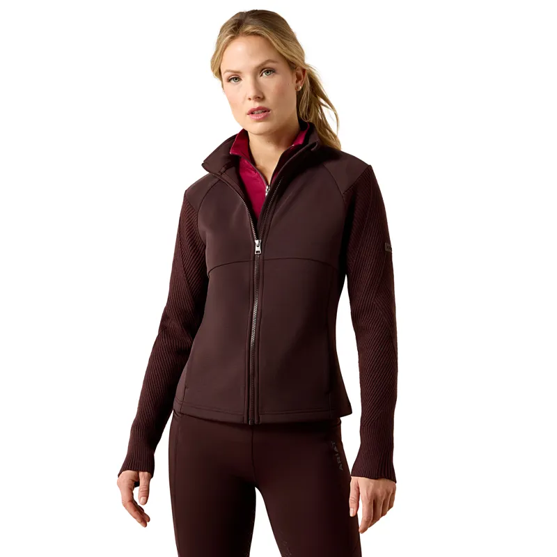 Ariat Womens Skadi Full Zip - Chocolate Plum
