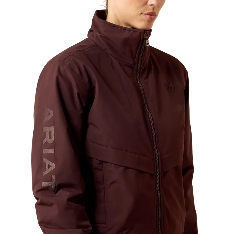 Ariat Womens  Stable 2.0 Insulated Jacket - Chocolate Plum-1