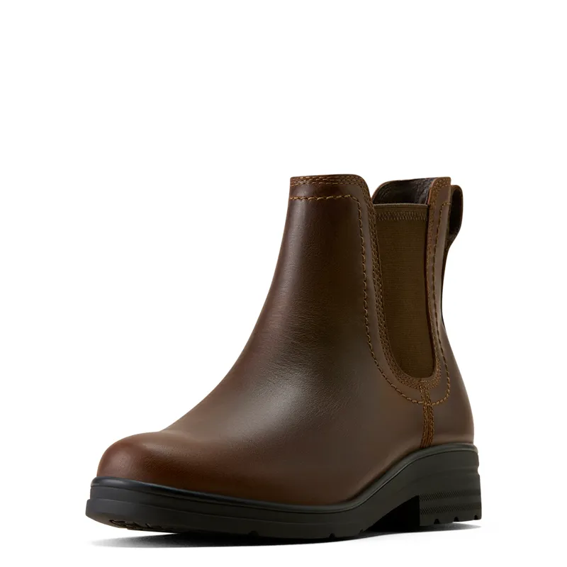 Ariat Womens Langley Waterproof Chelsea Boot - Tabacco Brown