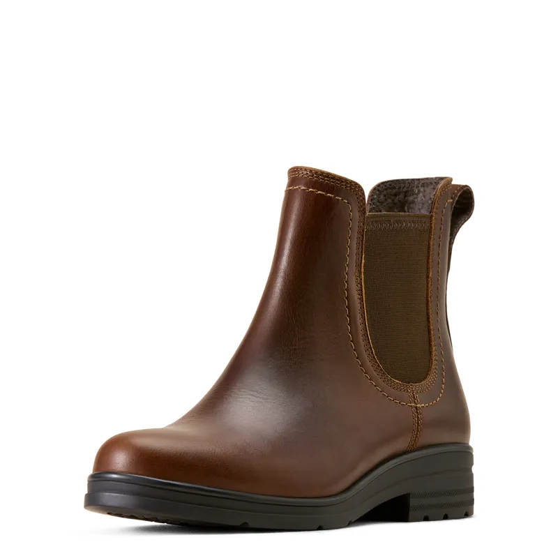Ariat Womens Langley Waterproof Chelsea Boot - Tabacco Brown-4