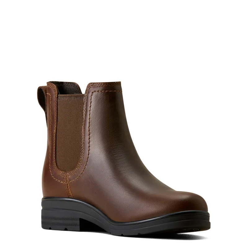 Ariat Womens Langley Waterproof Chelsea Boot - Tabacco Brown-3