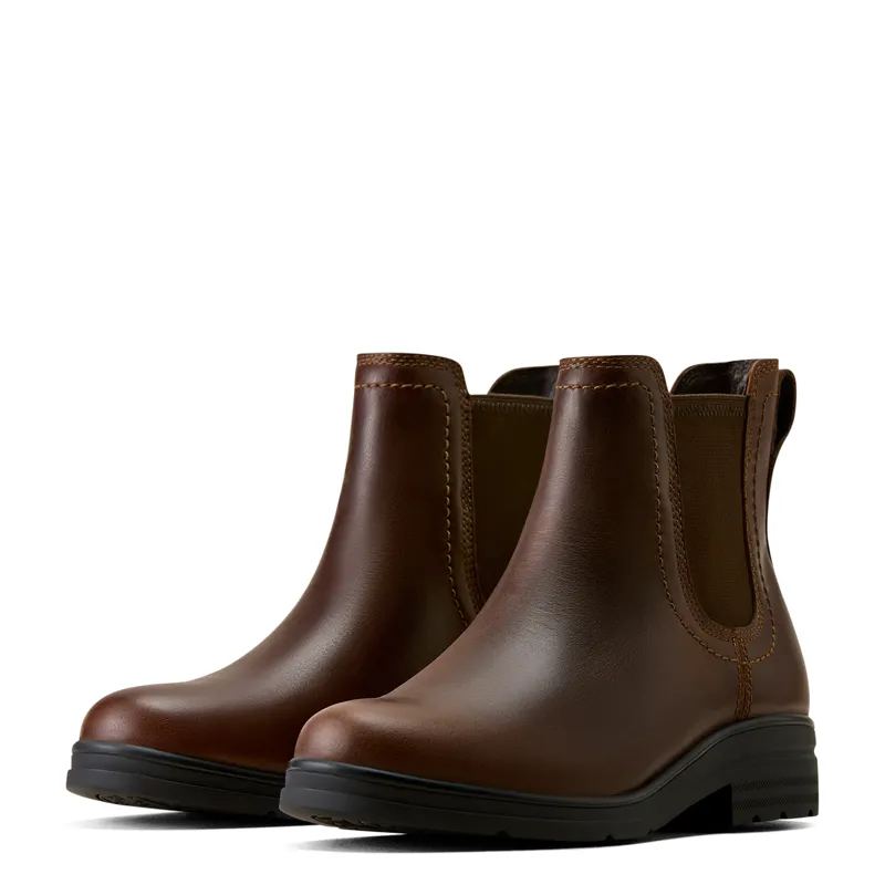 Ariat Womens Langley Waterproof Chelsea Boot - Tabacco Brown-5