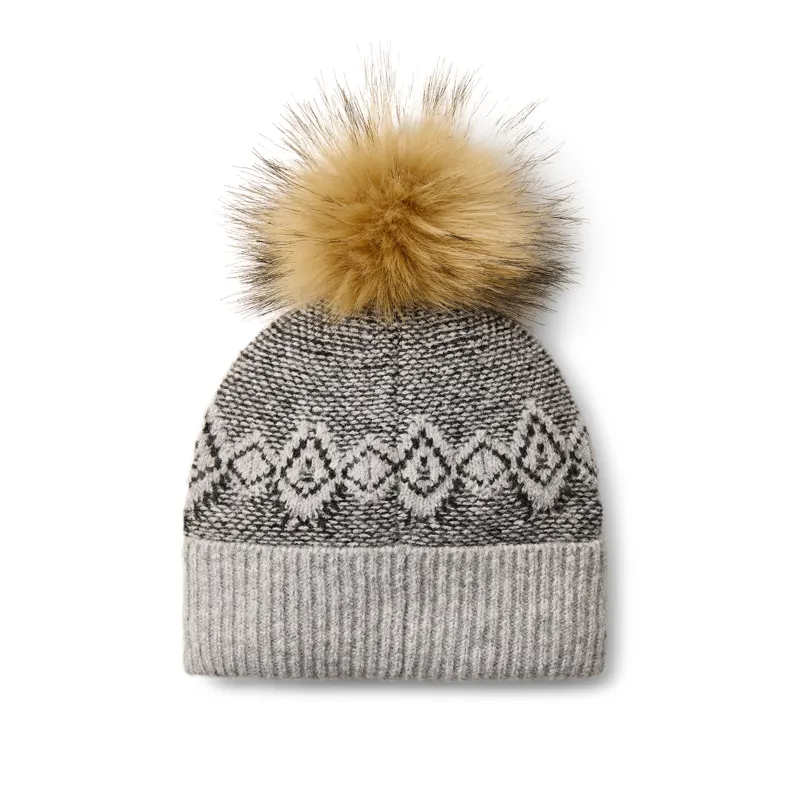 Ariat Womens Willow Beanie - Grey Heather-1