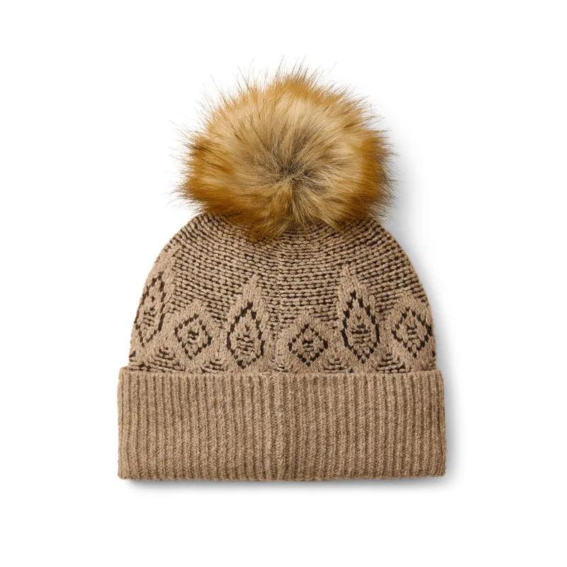 Ariat Womens Willow Beanie - Earth Heather-1