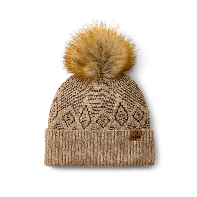 Ariat Womens Willow Beanie - Earth Heather