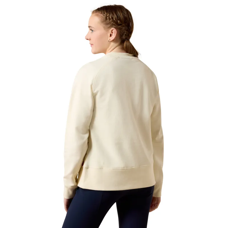 Ariat Youth Martine Sweatshirt - Antique White-1