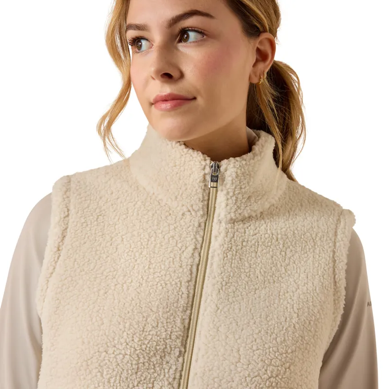 Ariat Youth Laviolette Full Zip Vest - Almond Milk-1