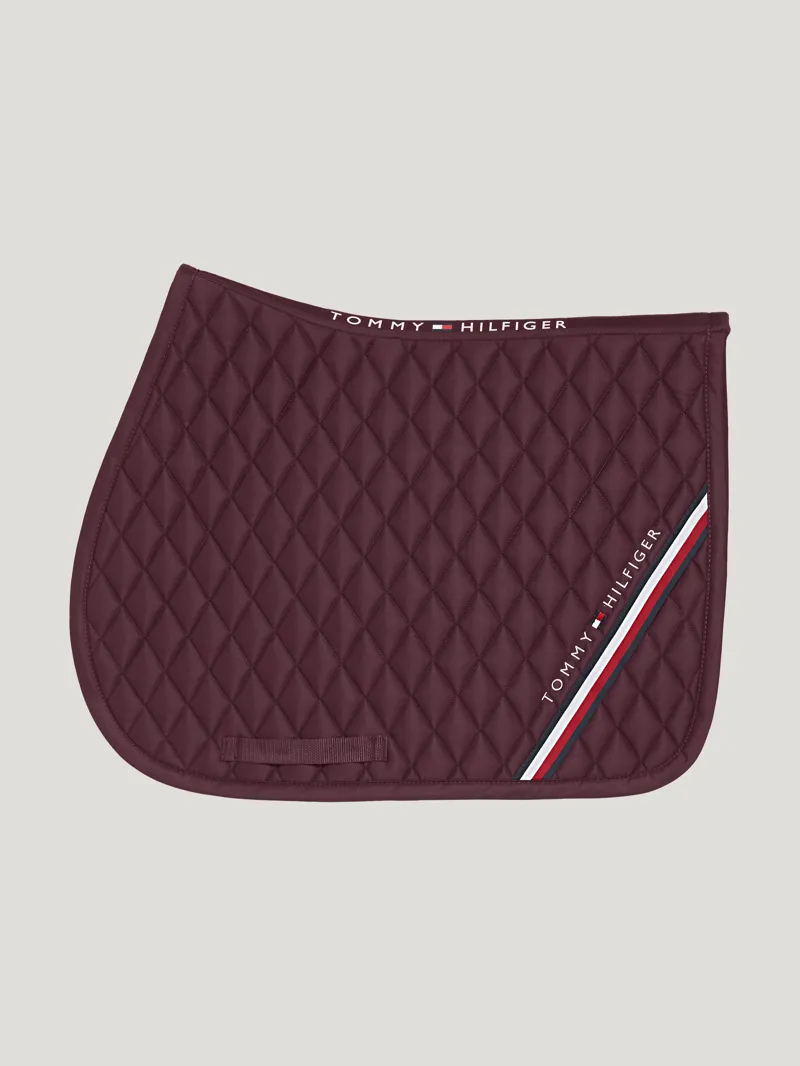Tommy Hilfiger Stanford Jumping Saddlepad - Deep Burgundy-4