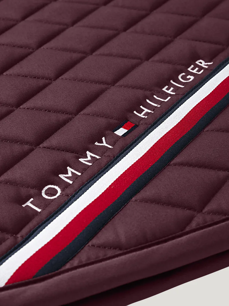 Tommy Hilfiger Stanford Jumping Saddlepad - Deep Burgundy-3