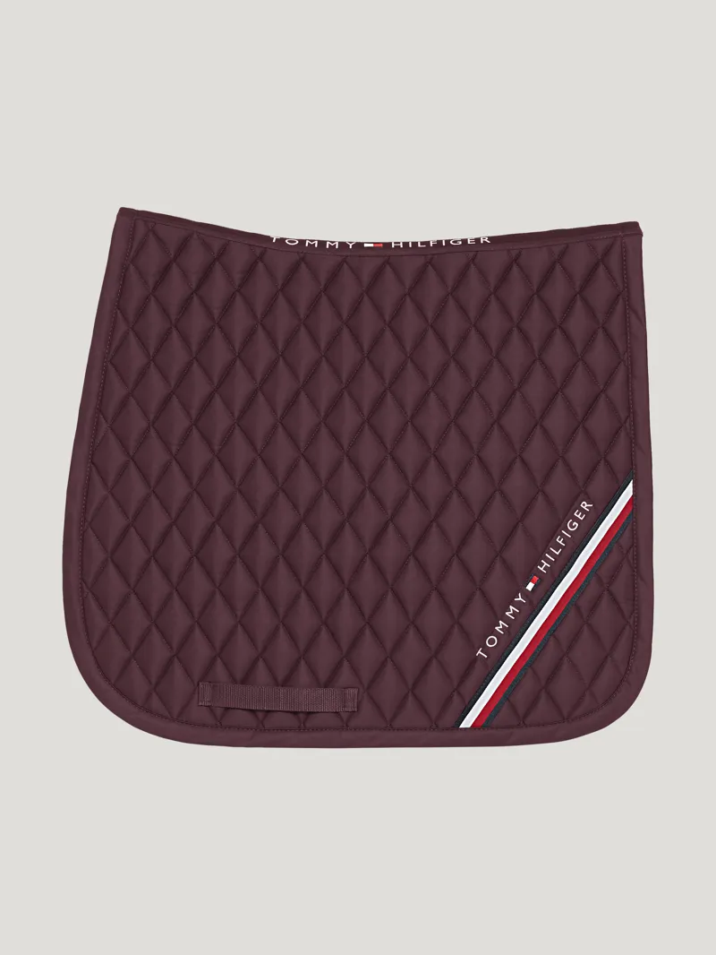 Tommy Hilfiger Stanford Dressage Saddlepad -Deep Burgundy-1