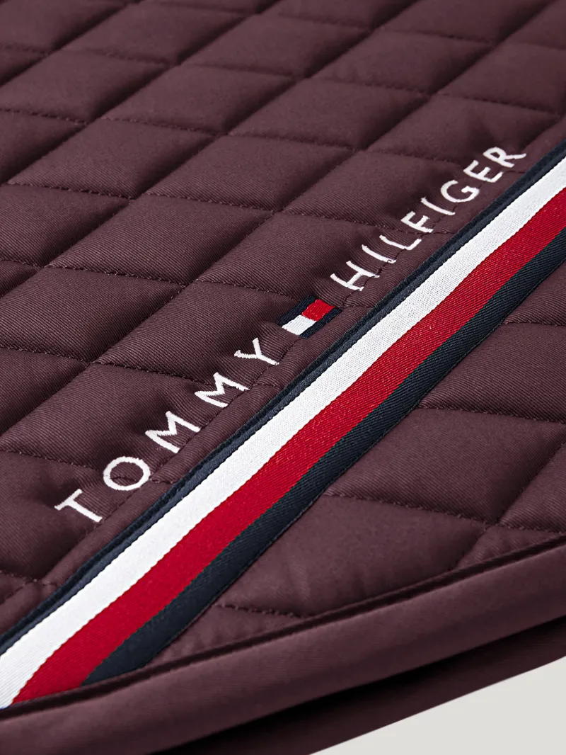 Tommy Hilfiger Stanford Dressage Saddlepad -Deep Burgundy-3