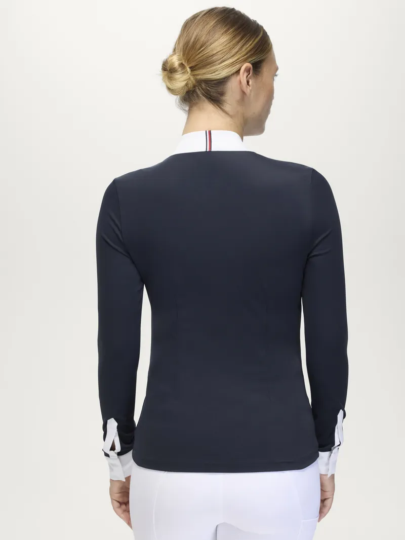 Tommy Hilfiger Monica Women Rhinestone Show Shirt - Desert Sky-1