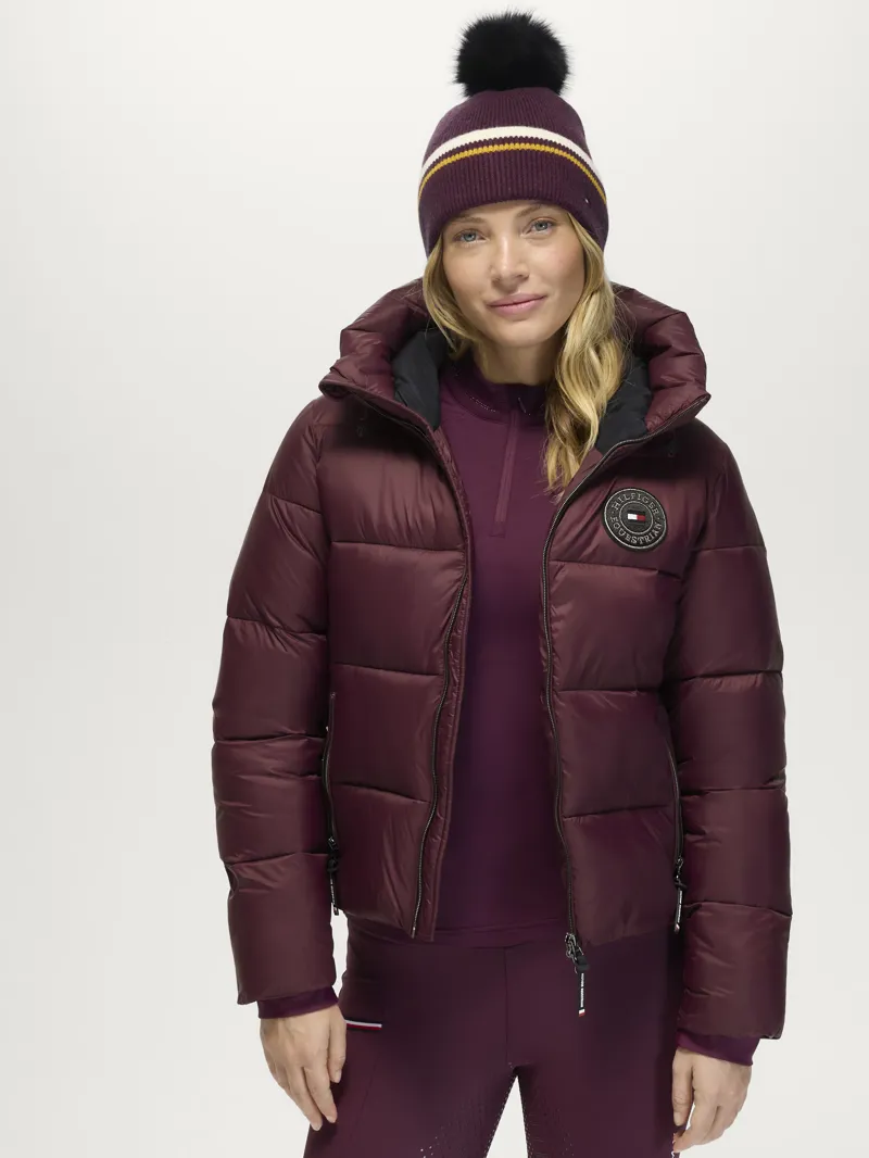 Tommy Hilfiger Glendale Women Puffer Jacket - Deep Burgundy