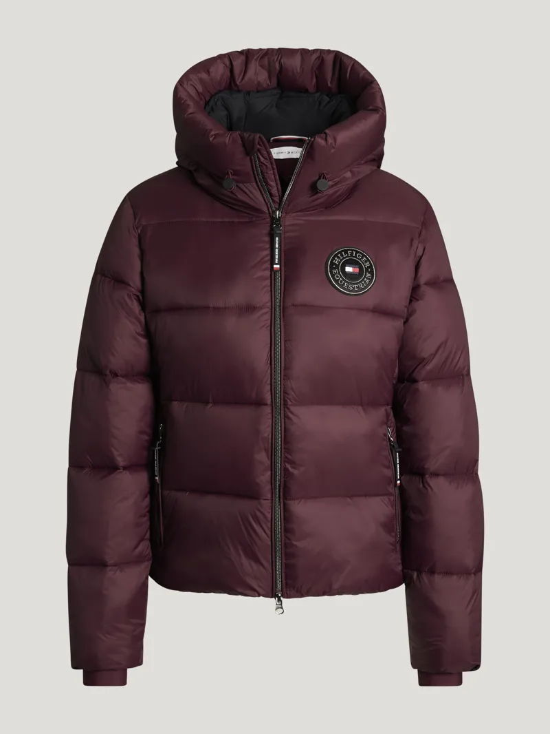 Tommy Hilfiger Glendale Women Puffer Jacket - Deep Burgundy-1