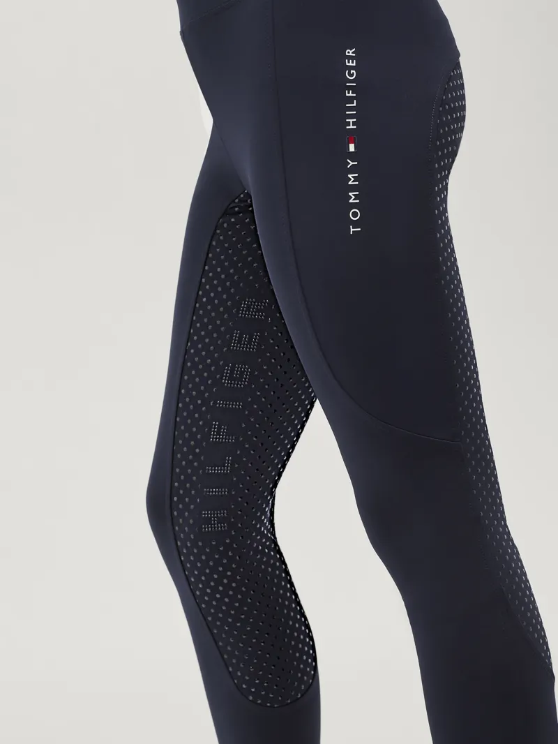 Tommy Hilfiger Devon Riding Full Grip Leggings Young Rider - Desert Sky-2