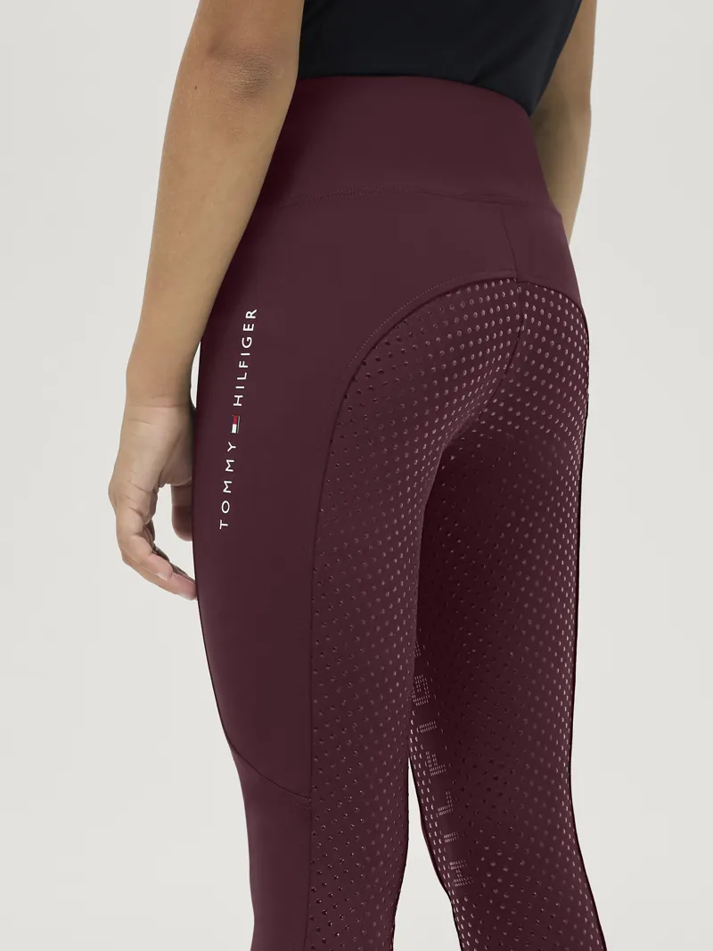 Tommy Hilfiger Devon rider Riding Leggings Young Rider - Deep Burgundy-2