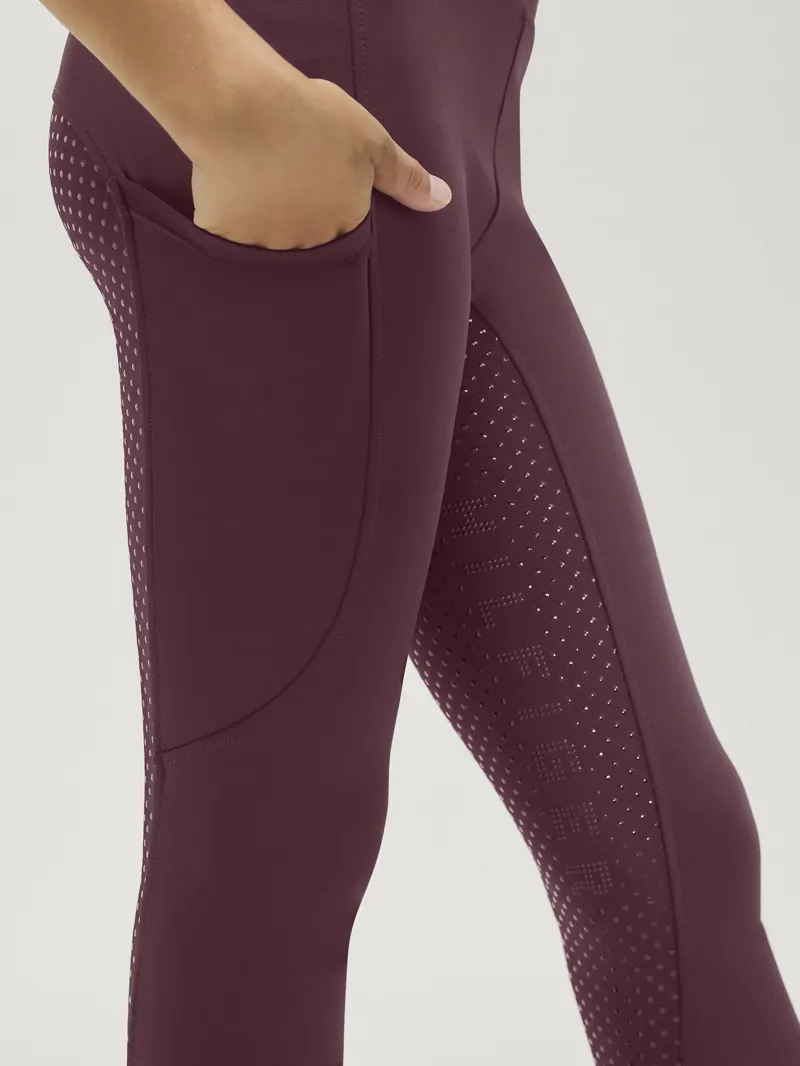 Tommy Hilfiger Devon rider Riding Leggings Young Rider - Deep Burgundy-1