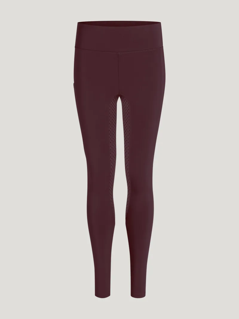 Tommy Hilfiger Devon rider Riding Leggings Young Rider - Deep Burgundy-4