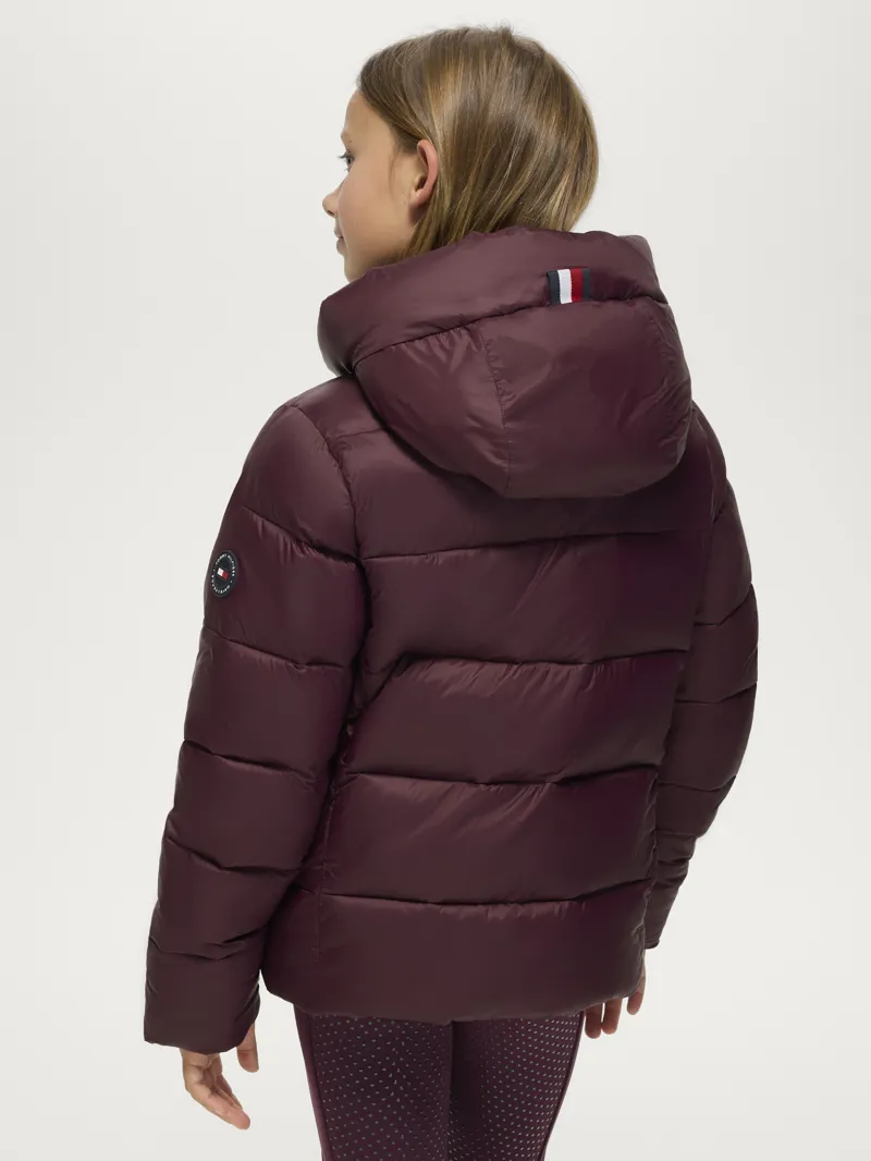Tommy Hilfiger Glendale Young Rider Puffer Jacket - Deep Burgundy-1