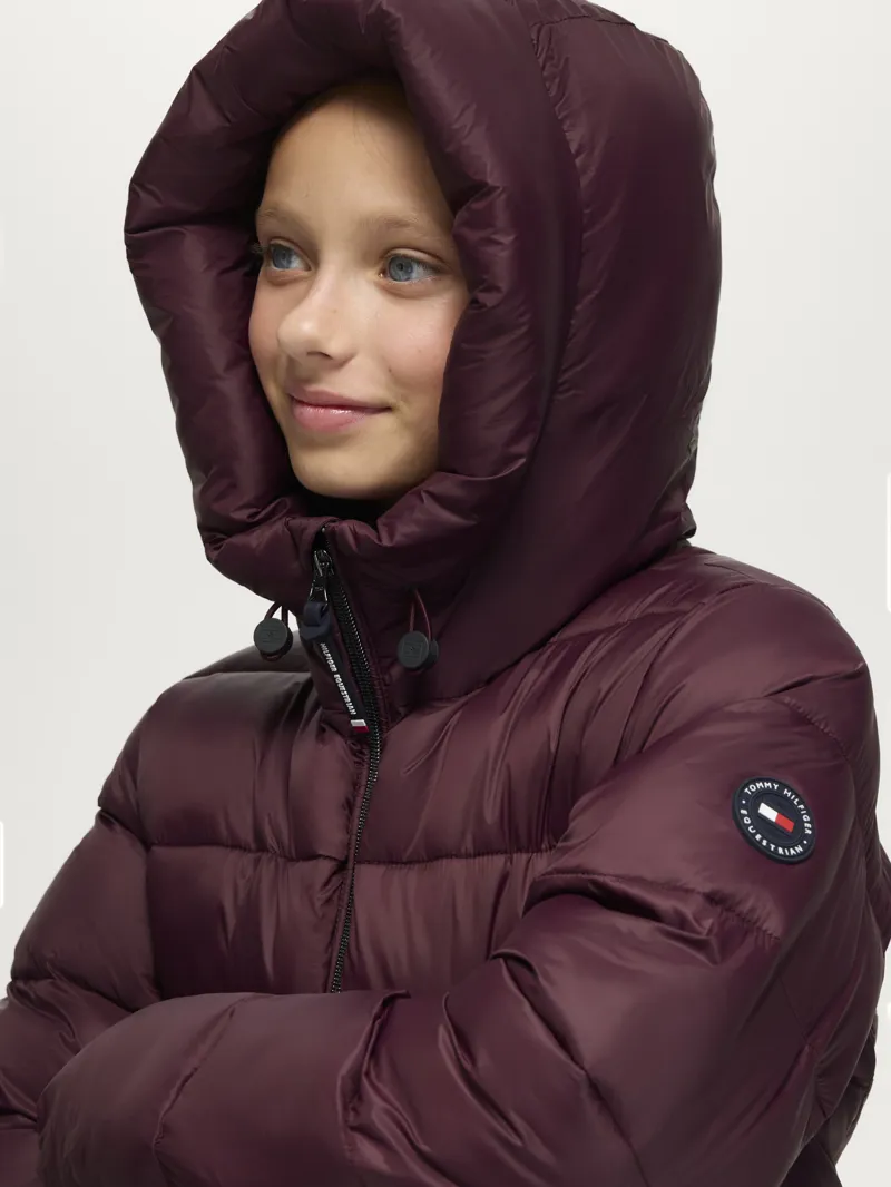Tommy Hilfiger Glendale Young Rider Puffer Jacket - Deep Burgundy-2