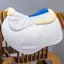 Prolite Half-lined Fleece Adjustable Jump Saddlecloth - White