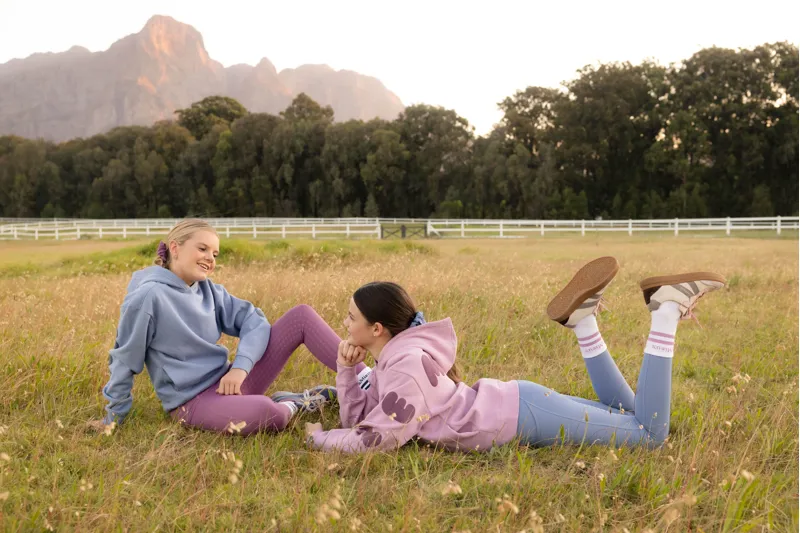 LeMieux Young Rider Sia Hoodie - Powder Blue-6