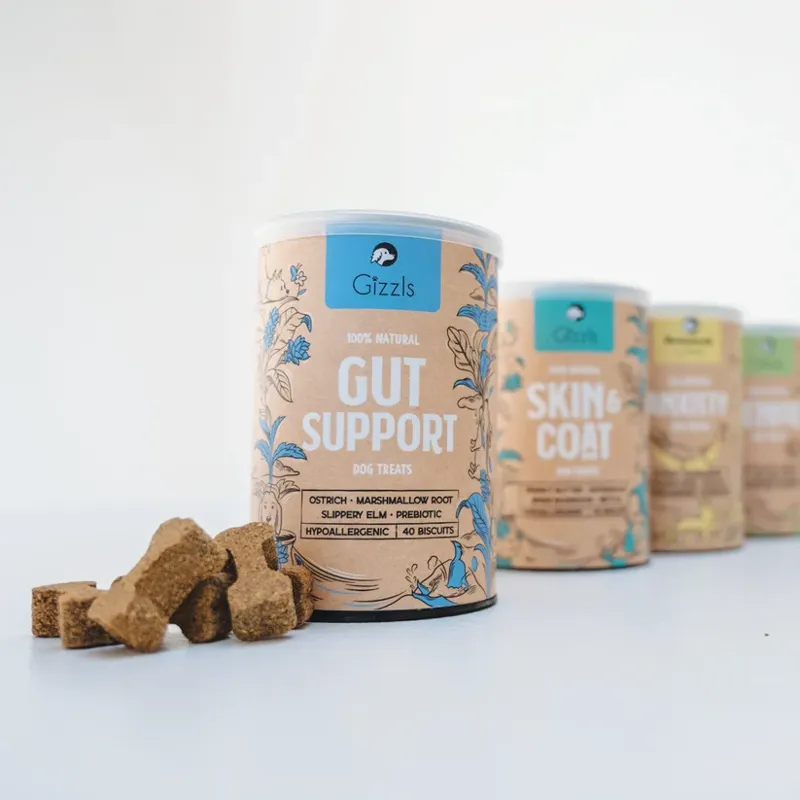 Gizzls Botanicals Gut Support Dog Biscuits-1