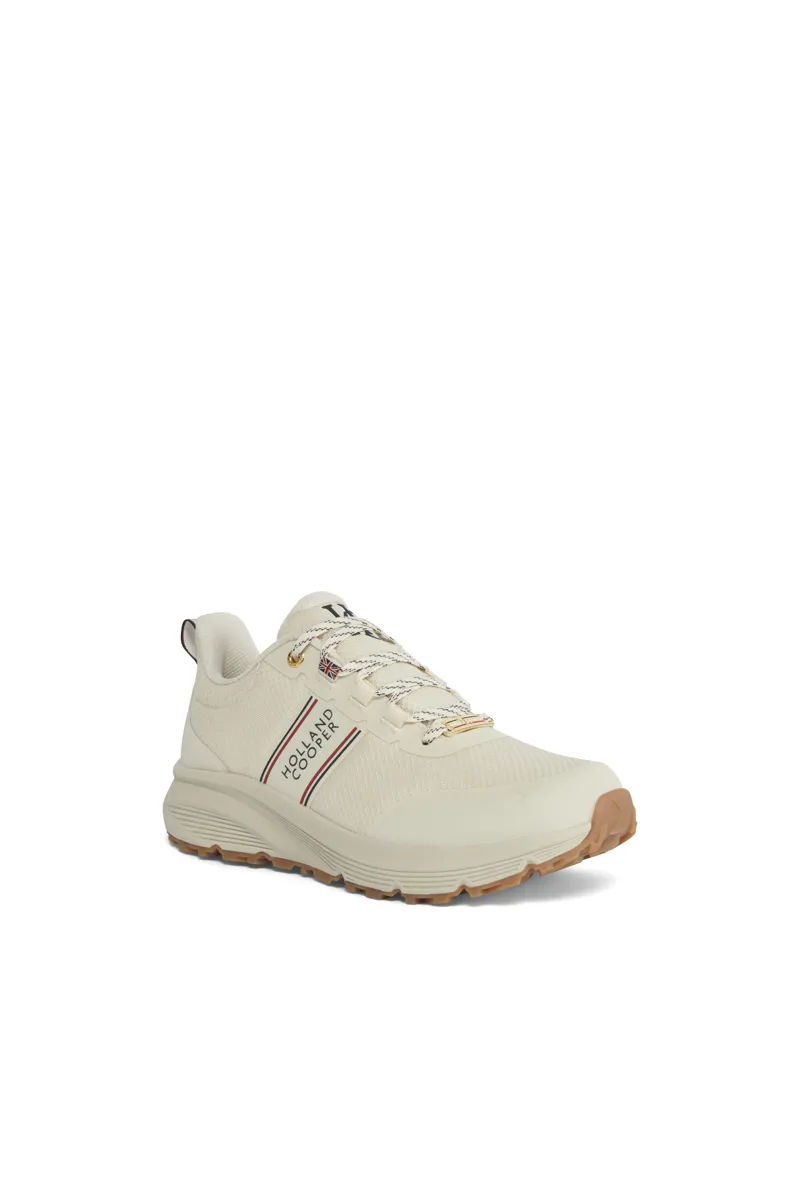 Holland Cooper Burghley Waterproof Trainer - Ecru-3