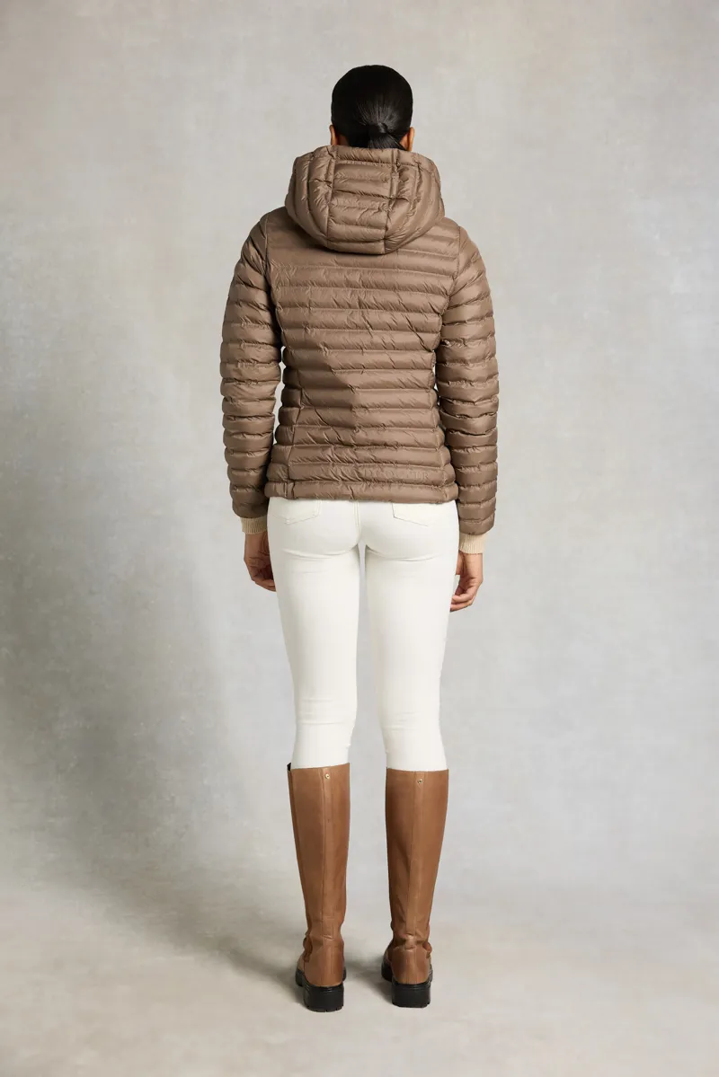 Holland Cooper Lightweight Puffer Jacket - Chestnut-2