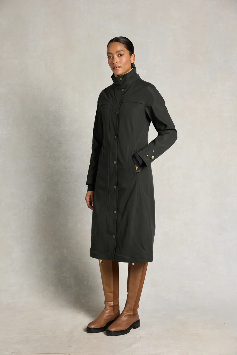 Holland Cooper Folgate Riding Coat - Dark Pine Green