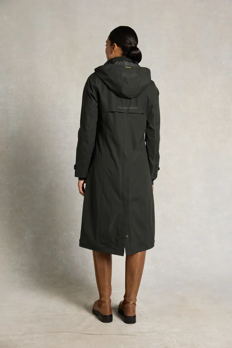Holland Cooper Folgate Riding Coat - Dark Pine Green-1