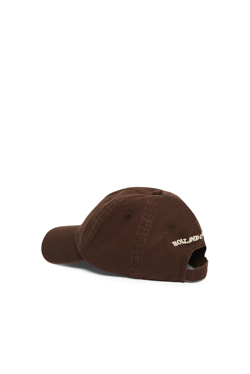 Holland Cooper Monogram Cap - Chestnut Ecru-1