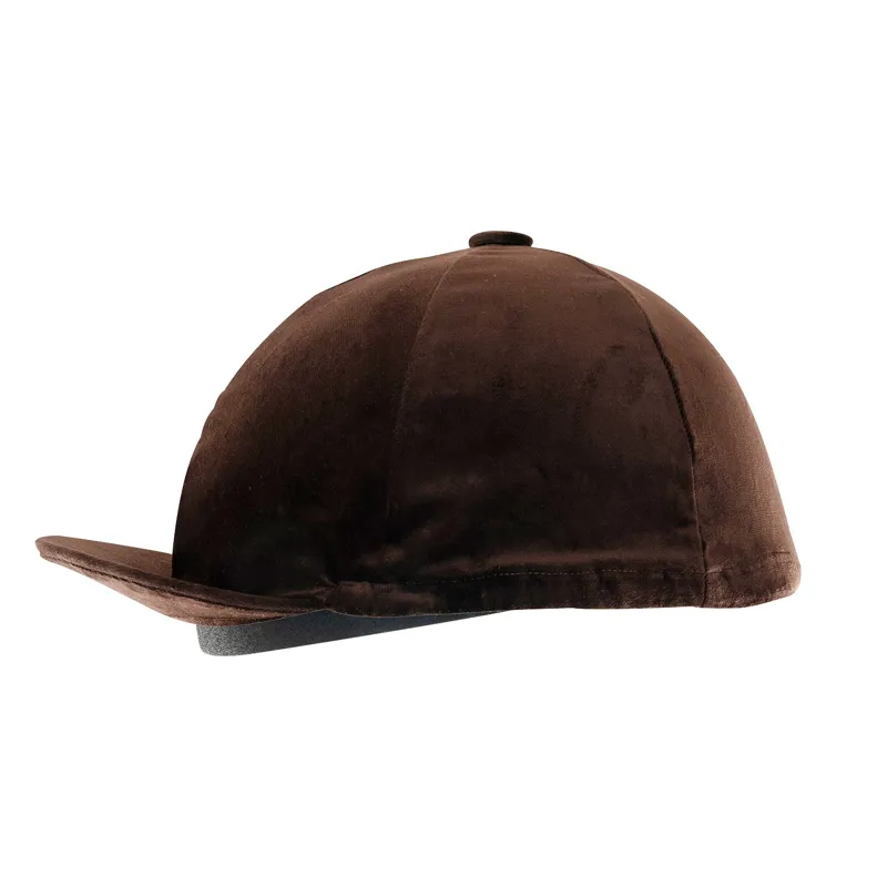 Velvet Hat Cover Brown