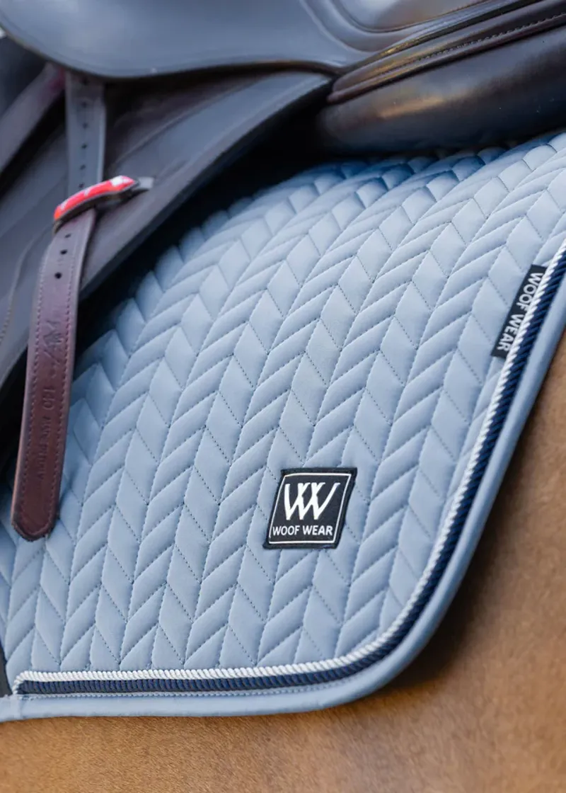 Woof Wear Herringbone CC Pad  - Steel Blue-2