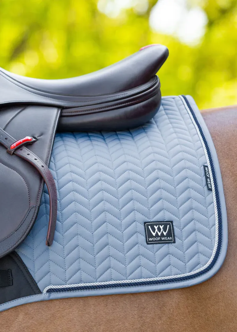 Woof Wear Herringbone CC Pad  - Steel Blue